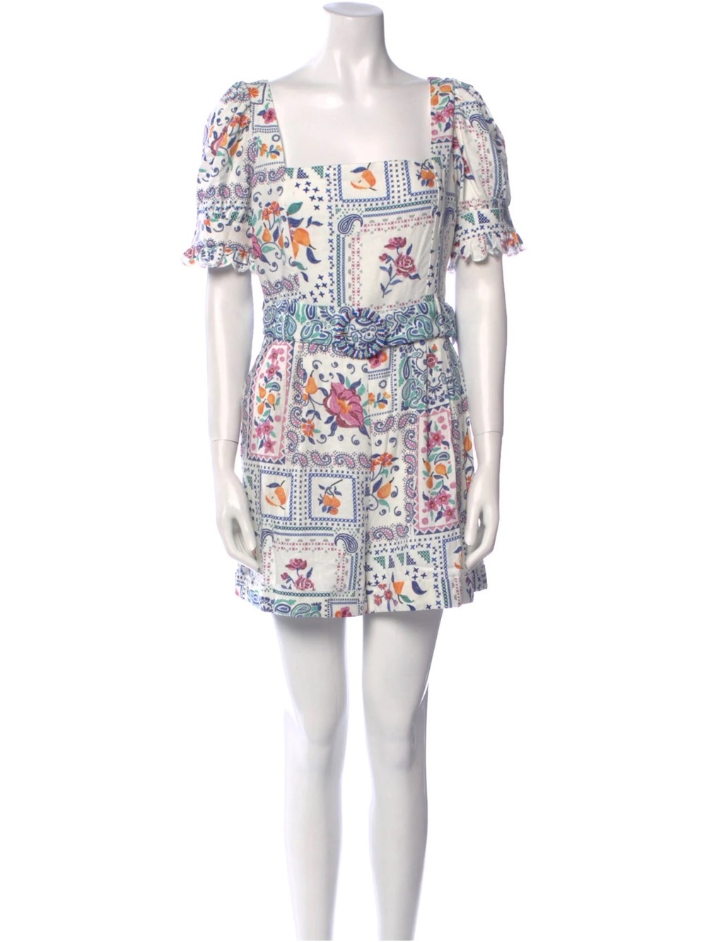 🌸✨ Boho Floral Patchwork Romper | Farm Rio Vibes 🌿💐 NWT Size Small